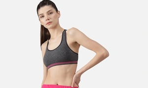 Women's Pink High Waist Sport Shorts With Letter Print <b>Elastic</b> Waist Knitted Spandex Polyester Breathable Regular Fit - Product Image 6