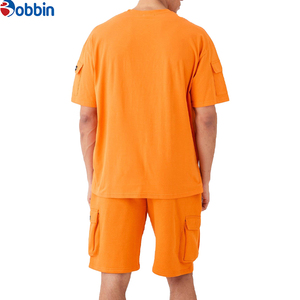 Comfortable Summer Collection Breathable Printed Breathable Unisex Shorts Set Customized Trade Men's Plus Size Short Jogger Set - Product Image 2