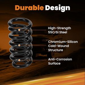 Suspensions de camion Chevrolet C10 GMC C15 1963-1987, ressorts hélicoïdaux de réduction de hauteur avant de 3 pouces, kit de réduction de hauteur - Product Image 3