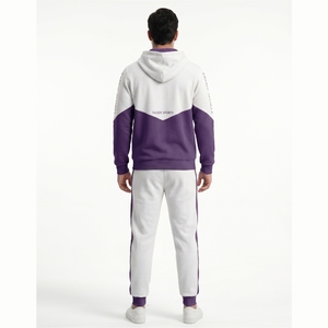 Survêtement décontracté en tissu doux, léger, texture lisse, pour un usage quotidien et élégant, survêtement personnalisé OEM pour hommes - Product Image 3
