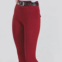 Meilleurs pantalons d'équitation unisexes d'hiver au design élégant, leggings équestres avec logo personnalisé, respirants, légers, en cuir PU pour l'entraînement