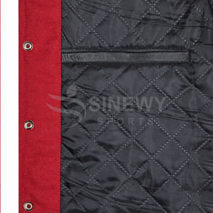 Chaqueta Varsity Casual para Hombre, con Logotipo Personalizado, Estilo Béisbol, Streetwear, Universitaria, de Invierno, Tejida - Product Image 6