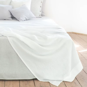 Ensemble de draps 100 % lin comprenant une housse de couette et deux taies d'oreiller - Product Image 3