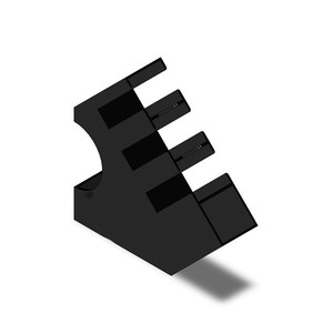 Organisateur de tasses et de couvercles de luxe classique à 4 compartiments, pré-assemblé, pour étagère à échelle, pour bureau et usage intérieur - Product Image 4