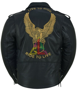 Premium Genuine <b>Leather</b> <b>Winter</b> Casual <b>Jackets</b> for Men Stand Collar Zipper Comfortable Durable Personalized Logo - Product Image 4