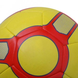 Balón de Fútbol Amarillo y Rojo con Patrón Duradero, Estilo Popular, Balón de Entrenamiento y Partido - Product Image 3