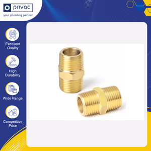 Global Vendor Selling Excellent Quality <b>India</b> Made 3/4" X 3/4" NPT Male Pipe <b>Adapter</b> Brass Pipe Fitting Hex Nipple for Sale - Product Image 3