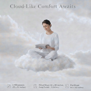 ชุดผ้าปูที่นอนสีกรมท่ารอยัลเฮเธอร์ |   ผ้าเนื้อนุ่มระบายอากาศได้ดี |   ชุดเครื่องนอนหรูหราทนทานสำหรับเตียงคิงไซส์ ปี 2026 - Product Image 4