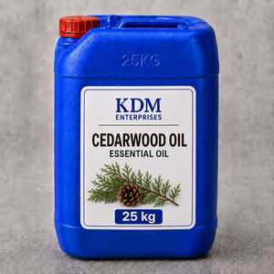 Aceite Esencial de Cedro KDM Enterprises 25 kg 100% Puro y Natural Destilado al Vapor para Aromaterapia - Product Image 1