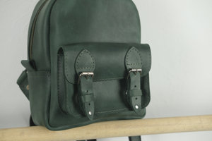 Custom Genuine Leather <b>Mini</b> <b>Backpack</b> Wholesale Supplier Small Vintage Cowhide Leather Luggage Bags & Cases For <b>Women</b> LSBP-0067 - Product Image 2