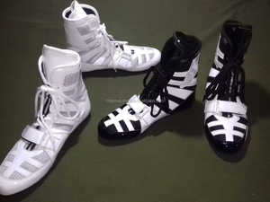 Lightweight High Ankle Boxing <b>Shoes</b> Comfortable Durable PU Leather Design with Non-Slip Feature Hottest Selling <b>Wrestling</b> - Product Image 5