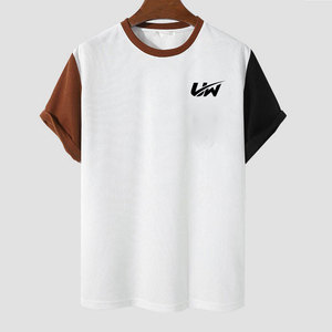 T-shirts pour hommes de qualité supérieure 100% coton, logo personnalisé imprimé, coupe ample, vêtements décontractés, respirants, t-shirt d'été pour hommes - Product Image 1