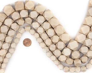 Perles géométriques en bois, perles en bois pour la fabrication de bijoux et les travaux manuels, couleur et taille personnalisées - Product Image 2