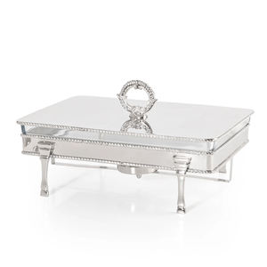 Réchaud de buffet en acier inoxydable de qualité supérieure avec couvercle et support à combustible pour la restauration, les mariages et les événements. - Product Image 6
