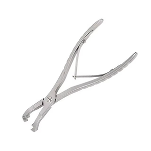 Pinzas de reducción de huesos premium, curvas, con mordazas dentadas, de acero inoxidable, para cirugía ortopédica, herramientas reutilizables para sujeción de huesos fracturados, CE - Product Image 5