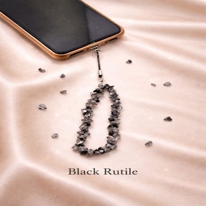 Cristal Natural al por Mayor, Piedra de Rutelita Negra Pulida para Amuletos, Super Calidad, Gran Cantidad - Product Image 2