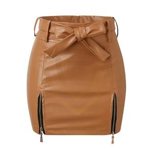 Falda de Mujer en Oferta, Personalizada, de Cuero de Primera Calidad, Transpirable, a la Moda, al por Mayor, Tallas Grandes - Product Image 1