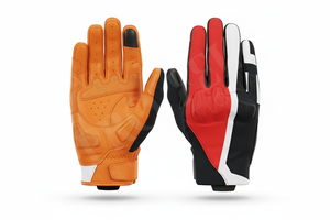 Motorcycle Riding Gloves Custom Brand <b>Name</b> Logo Breathable Anti Slip Full Finger Touchscreen Protective Sports Cycling Gloves - Product Image 5