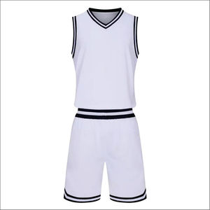 Uniforme de Baloncesto Personalizado de Alta Calidad para Equipos Deportivos Unisex, con Nombre del Equipo, Manga Corta y Tela Transpirable - Product Image 1