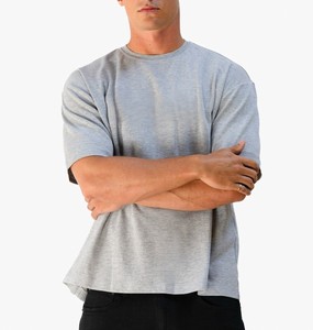 T-shirts décontractés en coton à manches courtes pour jeunes et hommes, avec logo personnalisé sur le devant, de haute qualité, coupe classique, séchage rapide et respirants - Product Image 6