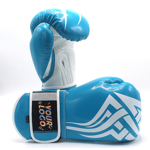 Gants de boxe professionnels en cuir confortables pour hommes, avec logo personnalisé, respirants, pour l'entraînement de boxe - Product Image 1