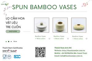 Fait à la main moderne minimaliste Antique bambou Vase en bois Style Vintage laqué en céramique décor à la maison accessoire pour la vie de mariage - Product Image 4