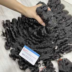 SUPER PROMO Extensions de cheveux naturels Big Fuzz Weft, Cheveux humains vietnamiens, Sans perte, Sans nœuds, Grand stock disponible - Product Image 6
