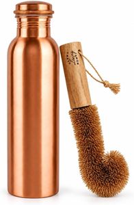 Bouteille d'eau en cuivre élégante et facile à transporter, grande capacité de 950 ml, écologique, pour usage domestique, design luxueux - Product Image 1