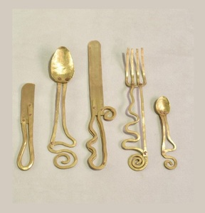Ensemble de couverts modernes en acier inoxydable, finition miroir, vaisselle de luxe, couverts argentés - Product Image 4