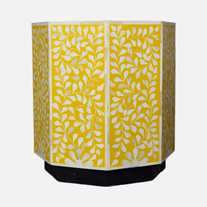 Modern <b>Round</b> Bone Inlay Table Side Stool with Customized Size and Inlay Design Home Decoration FAIZA CRAFT - Product Image 6