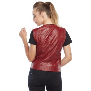Nuevo Chaleco de Cuero para Mujer, Acolchado, Estilo Casual, Tallas Grandes - Product Image 5