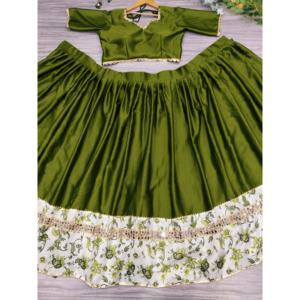 Robes de bal Navratri Belle impression numérique Lehenga Choli pour les occasions festives - Product Image 3