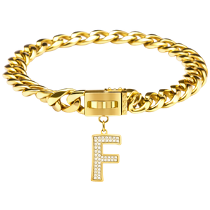 Colgante de Letra Inicial G Dorado para Collar de Perro, Amuleto de Lujo Personalizado para Mascotas, Accesorio Elegante - Product Image 2