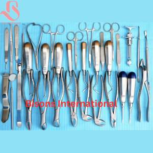 BISONS - Kit de Instrumentos Dentales Manuales de Acero Inoxidable de Alta Calidad Profesional, Reutilizables, Certificados por la CE, Clase I, 2 Años de Garantía - Product Image 1