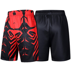 Pantalones Cortos Deportivos Estampados para Hombre, Casuales, Ligeros, de Corte Holgado, de Secado Rápido, Transpirables, Ecológicos, 100% Poliéster, para Gimnasio y Running, Venta al Por Mayor - Product Image 5