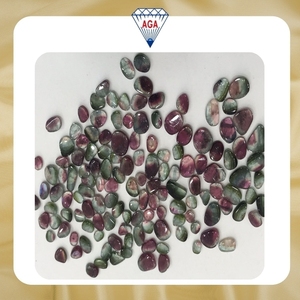 Tranches de tourmaline pastèque naturelle, finition polie brillante, pierres précieuses en vrac pour la fabrication de bijoux, vente en gros, fournisseur premium B2B - Product Image 6