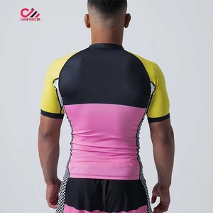 Camiseta de Natación CARE MASTER para Hombre, Personalizable, de Manga Corta, Secado Rápido, Poliéster, Top Deportivo para Adultos - Product Image 2
