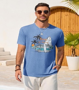T-shirt en coton jersey décontracté pour homme, col rond, manches courtes, respirant, imprimé avec le logo classique de la manette Nintendo - Product Image 3