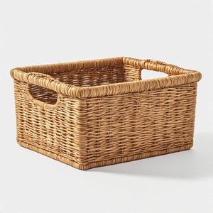 Premium Bohemian Natural Seagrass Storage <b>Basket</b> Handles Durable for Kitchen <b>Bathroom</b> Living Room Decorative Storage Modern - Product Image 5