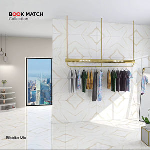 Azulejos de Porcelana de 600x1200 mm con Diseño de Mármol Brillante, Azulejos para Piso y Pared, Losas de Porcelana de Gran Formato - Product Image 1