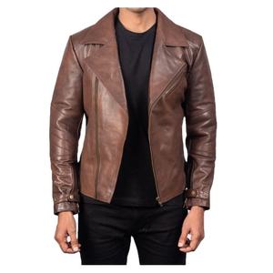 OEM Wholesale 2024 Custom Made Winter Fashion Warm New Fashion <b>Men</b> <b>Leather</b> Biker <b>Jacket</b> Motorcycle <b>Jacket</b> for <b>Men</b> - Product Image 1