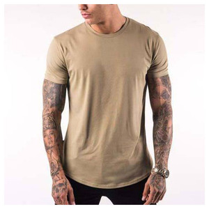 Wholesale Gym Causal Cotton Sports Fitness Wear Plus Size Men's T-shirt Custom Plain Slim Fit t Shirt for Men - Product Image 4