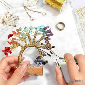 Pince à bec effilé en acier inoxydable pour la fabrication de bijoux, mini-pince à bec pour chaînes, bricolage - Product Image 5