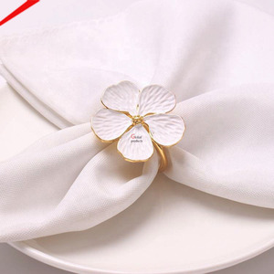 Most Beautiful metal Flower design napkin ring holder home dining table decor <b>wedding</b> party dinner table decor <b>tissue</b> holder - Product Image 2