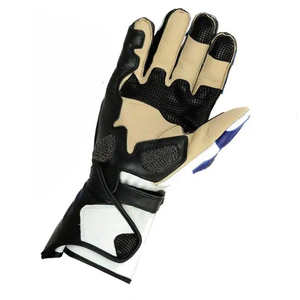 Guantes de Motocicleta de Cuero Personalizados, con Pantalla Táctil, Transpirables, de Dedo Completo, para Motocross, Deportes al Aire Libre, Ligeros, con Protección UV - Product Image 3