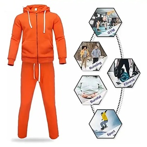Conjunto Deportivo para Hombre 2026, Sudadera con Capucha Bordada en Felpa Francesa, Reflectante, Personalizado, Traje Deportivo para Hombre, para Correr - Product Image 4