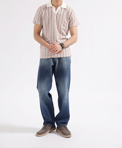 Camiseta de Manga Corta para Hombre, 100% Algodón Premium, con Estampado Digital, Estilo Casual de Negocios, Bordado Frontal Personalizado, Transpirable, Servicio OEM - Product Image 2