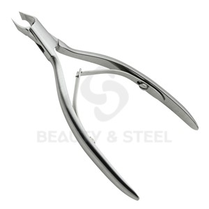 Professional Box Joint Cuticle Nipper Stainless Steel Double Spring Dead Skin Trimmer For Commercial <b>Nail</b> Salons - Product Image 2