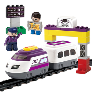 Juego de Bloques de Construcción y Vías de Tren OXFORD para Niños Pequeños, Juguete Educativo de Plástico para Edades de 3+ Años y de 5 a 7 Años, Corea - Product Image 2
