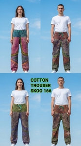 Pantalones Harem Boho Holgados de Algodón Satinado, Cintura Elástica, Ligeros, Transpirables, Estilo Vintage, Alta Calidad, para Invierno, Venta al Por Mayor - Product Image 4